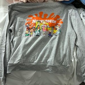 Grey Nickelodeon hoodie !!